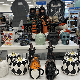 Halloween home decor from a Ross store