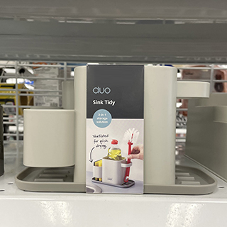 Affordable kitchen sink caddy in a Ross store