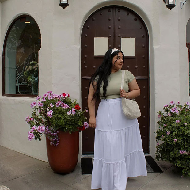 halter long white dress Dress Code High Slit Maxi Dress in White