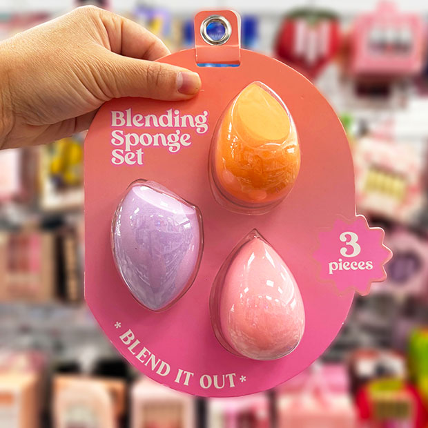 Blending beauty sponges in bright spring colors from Ross.