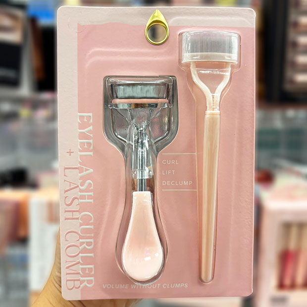 Eyelash curler and lash comb for perfect lashes found in a Ross store.
