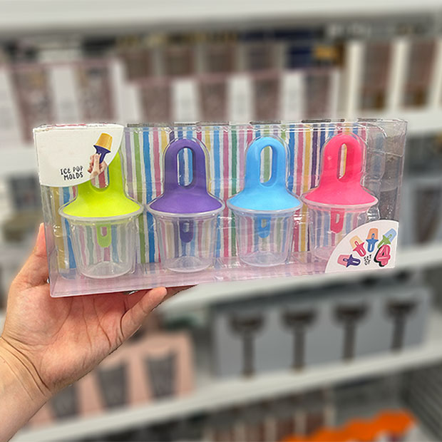 Ring popsicle molds set of four found in store at Ross.